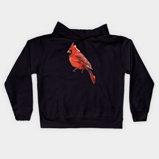 Cardinal Bird Graphic Gallery Kids Hoodie